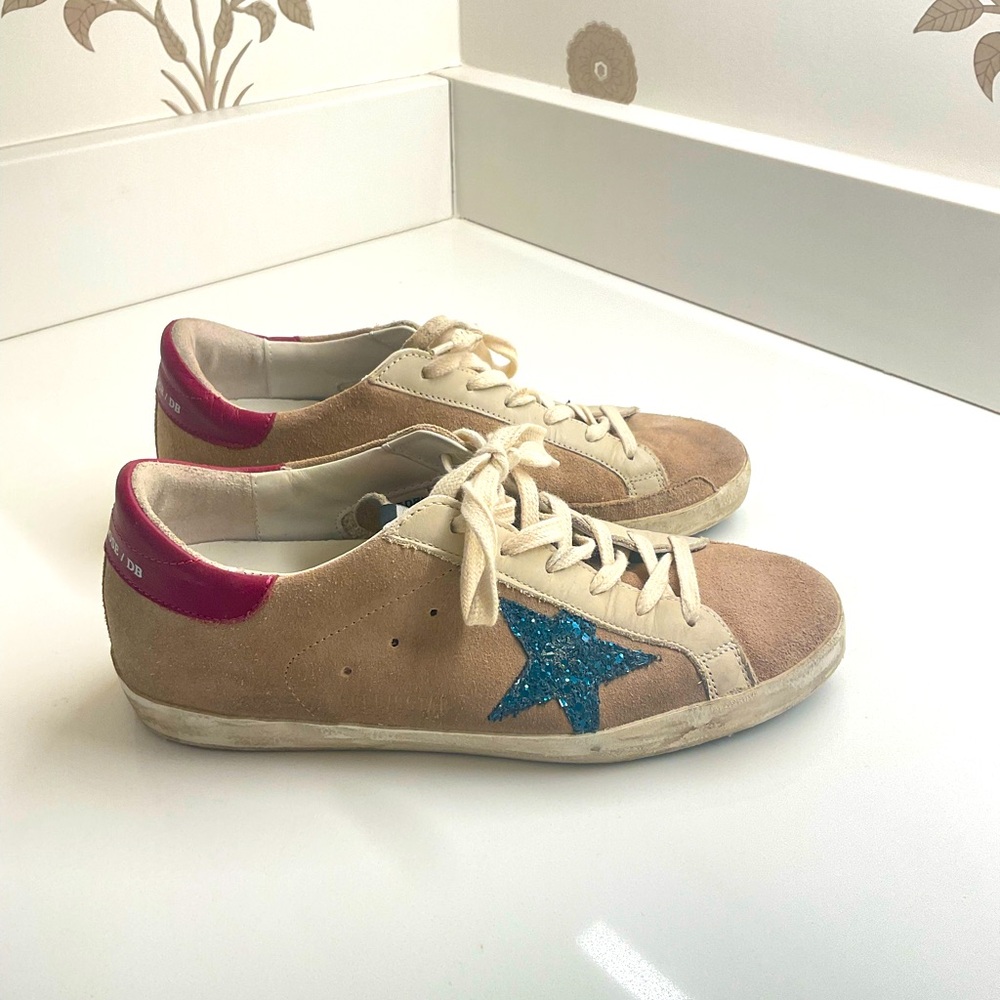 Size 8 Golden Goose Suede sneakers